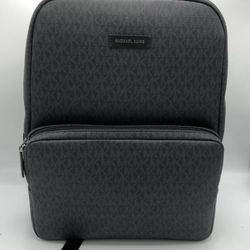 MICHAEL KORS Jet Set Signature Men's Front Pocket Laptop Backpack Black $398