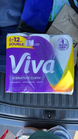 Viva paper towels 6 double = 12 regular rolls