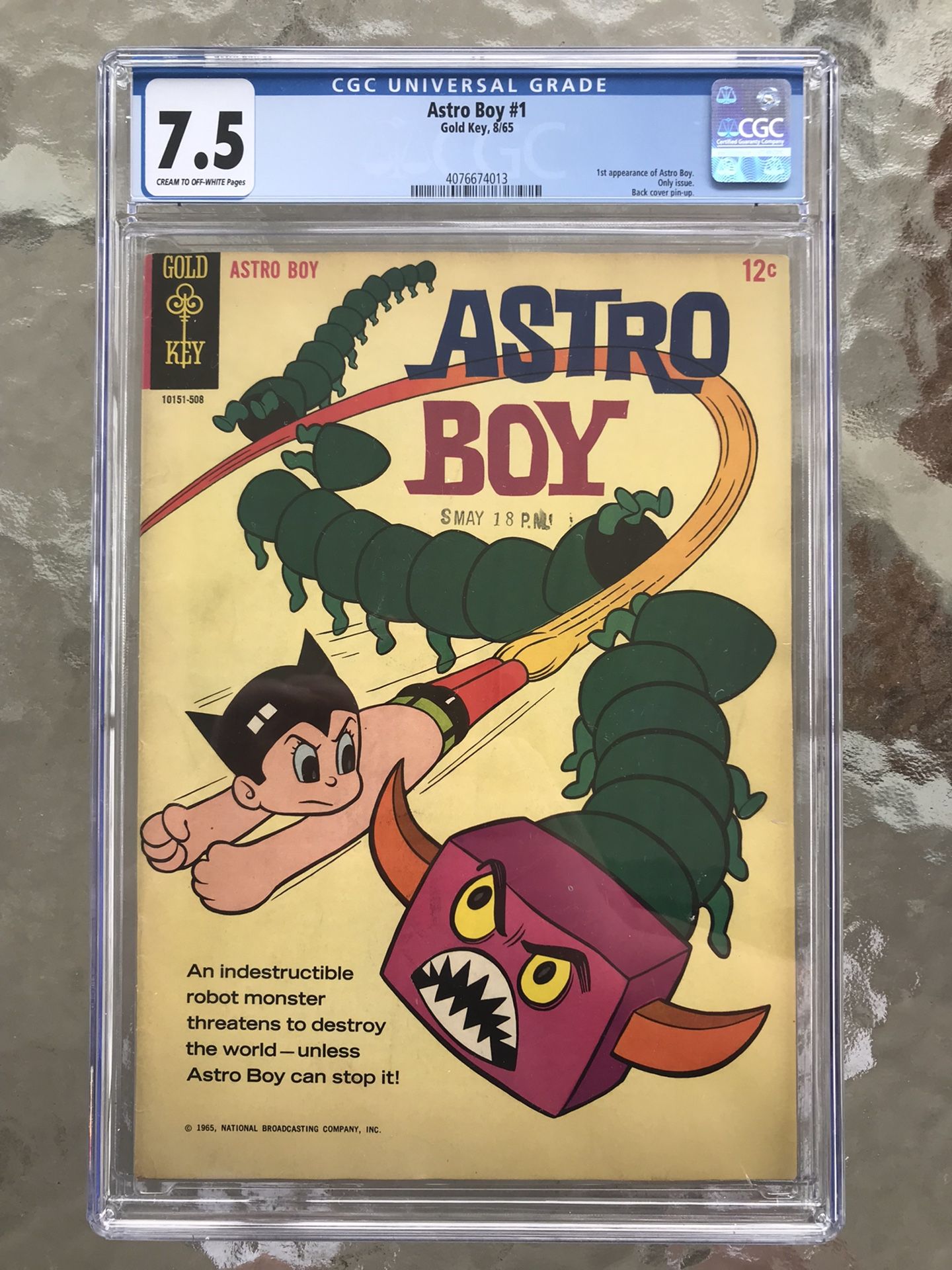 Astro Boy #1 (1965) CGC 7.5 — 1st appearance of Astro Boy; Only Issue in Series