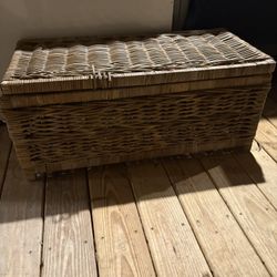 Large Wicker Storage 