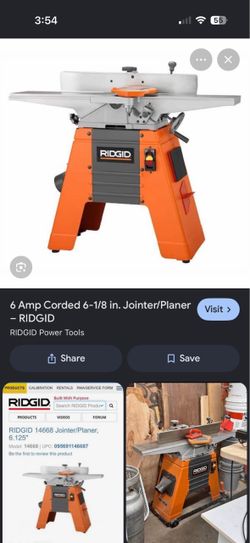 Brand new Ridgid Jointer/planer