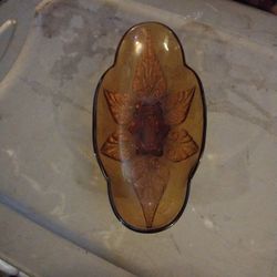 Antique Carnival Glass Dish