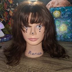 Virgin hair cosmetology mannequin head
