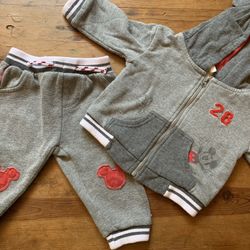 Disney Baby Sweat Suit Set Age 9 Months & More Disney Baby Clothing Items 