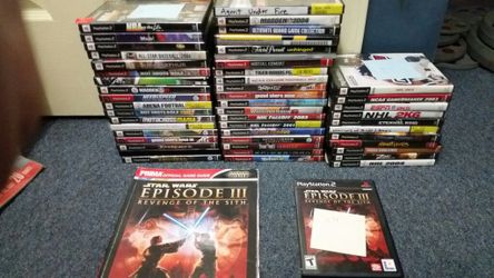 50 Playstation 2 games. Great titles