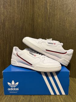 ADIDAS / CONTINENTAL USA RETRO 80's Leather Shoes SNOWFALL Franklin Saint  Kicks / Men's 12 / Brand New w/ Box!! / White, Navy & Red for Sale in  Puyallup, WA - OfferUp