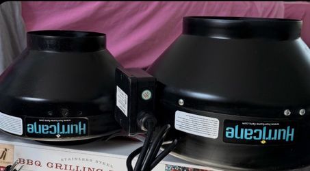 HURRICANE IN LINE FANS- 8”inch & 6”inch. 745 CFM