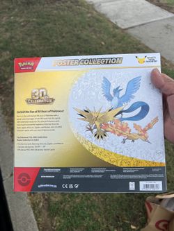 Pokémon TCG 30th Celebration Poster Collection - Legendary Birds (Sealed)