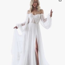 White Dress Size 26