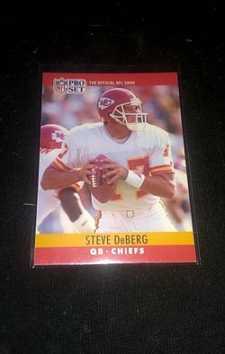 Chiefs football card