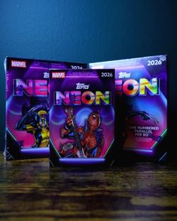 2026 Topps Marvel Neon Mega Blaster Bundle Box