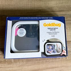 Lighted Glow Rear-Facing Baby Car Seat Mirror