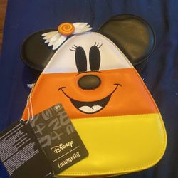 Mickey And Minnie Candy Corn Side Bag