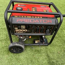 Predator 9000 Power Generator,runs Good 