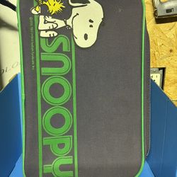 Vintage 1965 SNOOPY & Woodstock Aviva Suitcase Peanuts Travel Bag Kids Suitcase