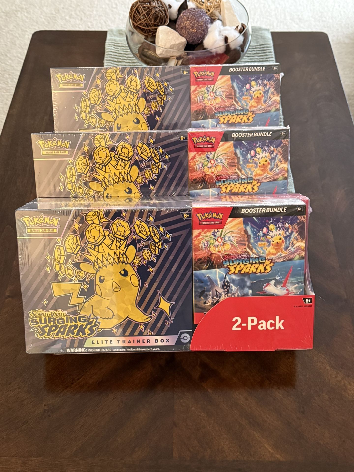 Pokémon TCG Surging Sparks ETB + Booster Bundle Costco Exclusive