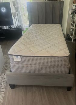 Twin Bed Frame And Mattress