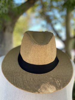 Flat Fedora hat