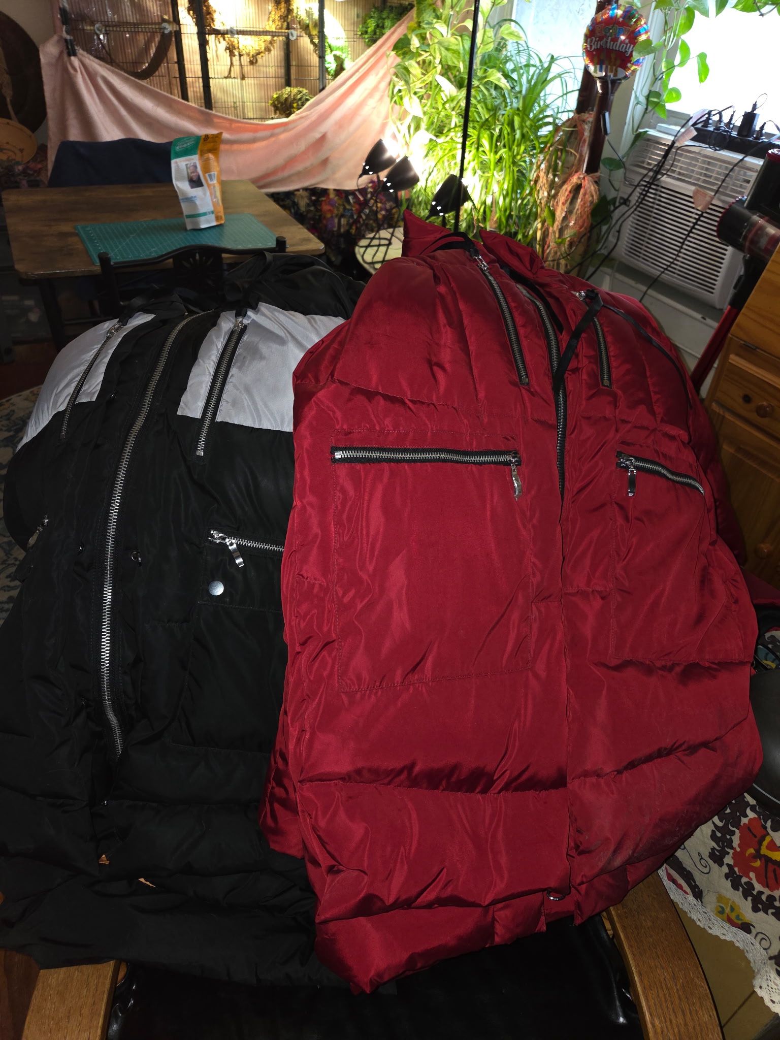 Down Filled Parkas Both 2XL