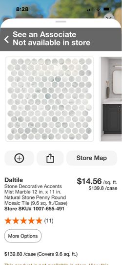 Penny tile mosaic