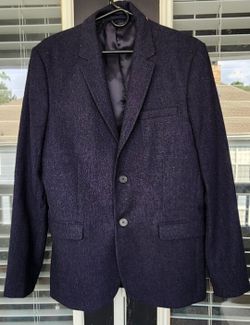Jack Wills Men's Navy Wool Blend Tweed Blazer Sz 40