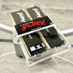 KINGSTON FURY BEAST RAM DDR5 5200MHZ 32GB (2 x 16GB) CL40 KF552C40BBK2-32