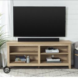 Ligth Wood tv stand like new