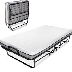 Twin Deluxe Folding Bed. Built Never Used. Like New