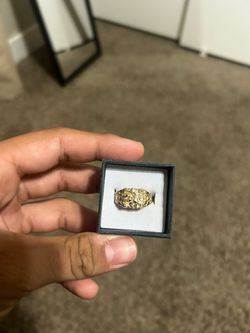 10k nugget ring size 9 broken