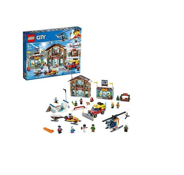 BRAND NEW LEGO City Ski Resort 60203 Building Kit Snow Toy for Kids (806 Pieces)