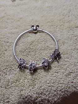 Pandora Mickey Ears Bracelet With Charms
