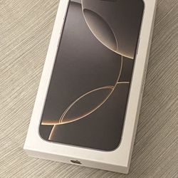 New iPhone 16 Pro Max Natural Titanium 