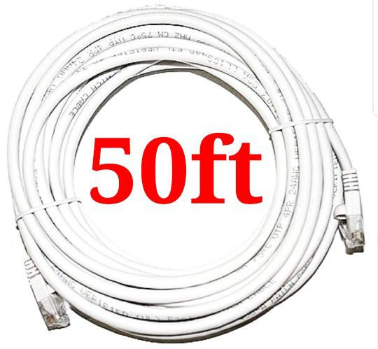 50ft Cat6 Ethernet Network Cable 