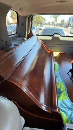 Free Queen Cherry Sleigh Bed