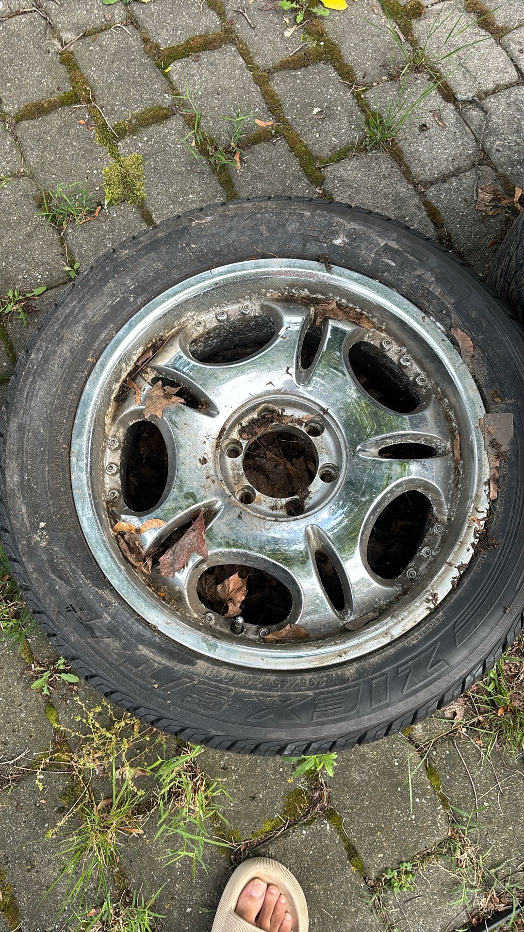 3 Tires And 4 Rims 