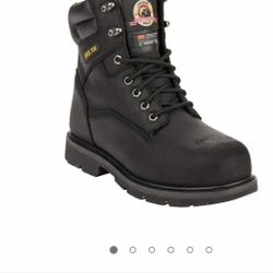 NEW Brahma Mens Iron Tough II 8" Steel Toe Work Boots