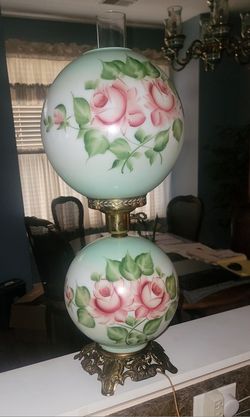 Vintage Hurricane Lamp