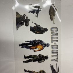 Call Of Duty Uv stickers Permanent Easy Peal 10 By 6 Inches 