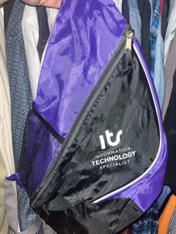 Purple backpack