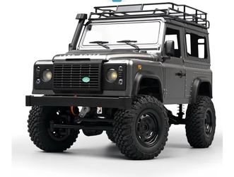 MN-99S RC Car, 1:12 Scale RC Rock Crawler, 4WD Off-Road RC Truck RTR, 2.4G Remote RC Land Rover Vehicle Models for Adults Hobby Gifts (Gray)