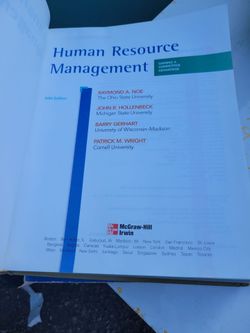 Used Raymond Andrew Noe and 2 more Human Resource Management: Gaining &KAC