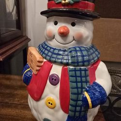 Snowman Cookie Jar