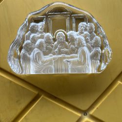 last supper glass