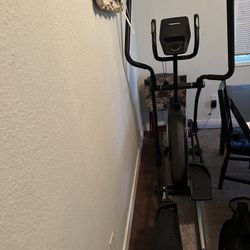 elliptical / stair climber workout device