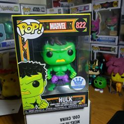 Funko Pop Marvel Blacklight Hulk