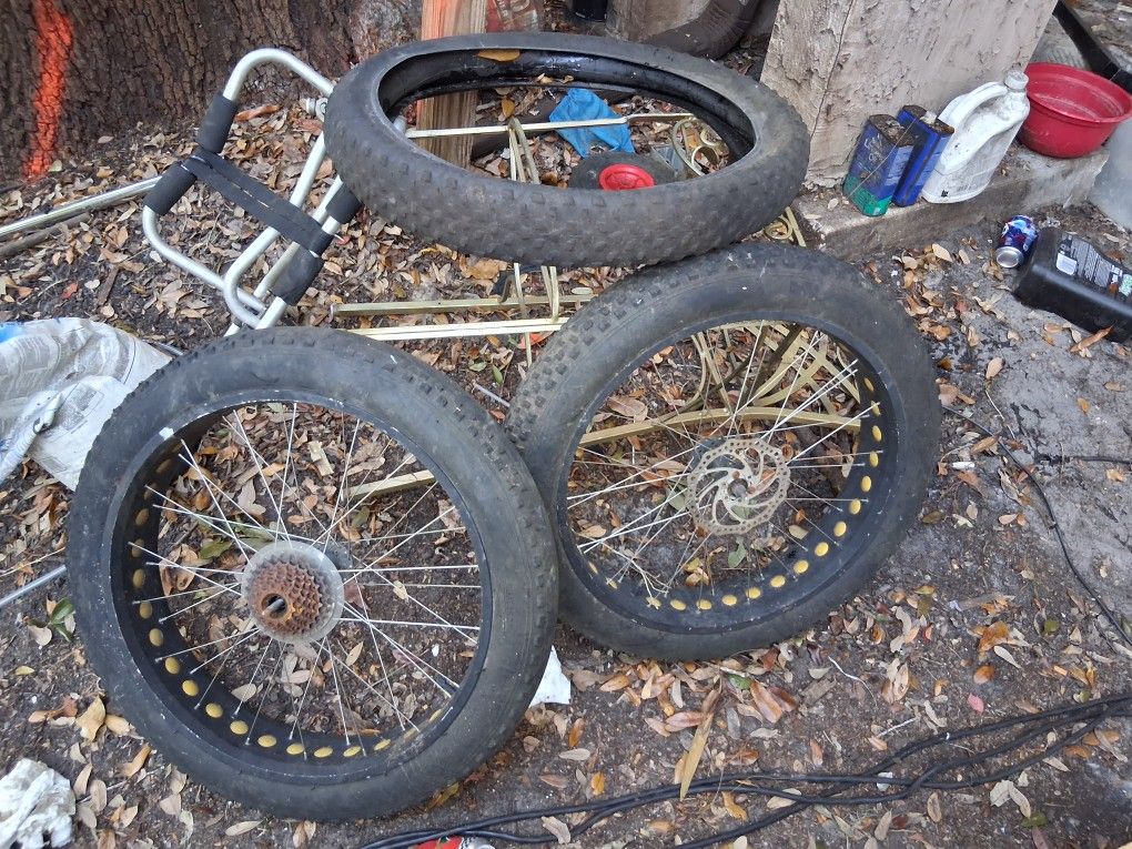 3 Big Boy Tires And 2 Rims ..