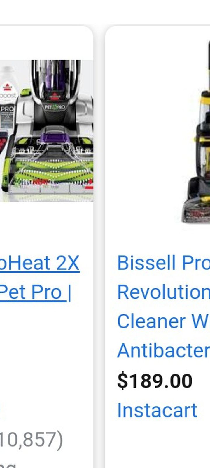 Bissell Pro Heat 2x Revolution Carpet Pro Cleaner