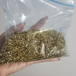 Gold Acrylic Diamonds 