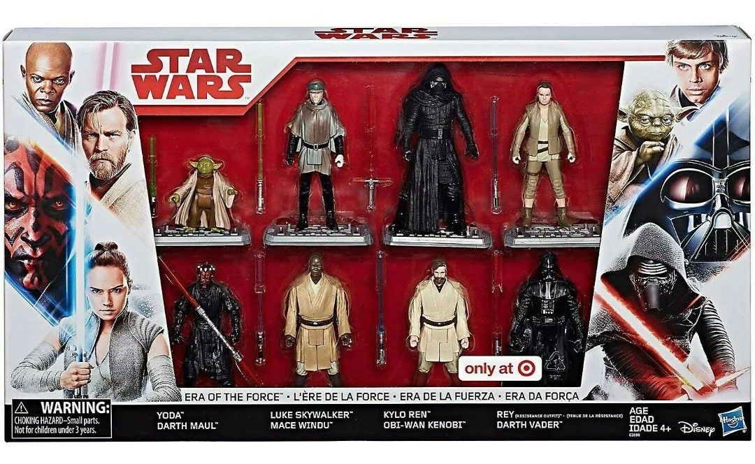 (NEW) Star Wars Era of The Force- 8 Action Figures