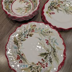 Melamine Christmas Plates